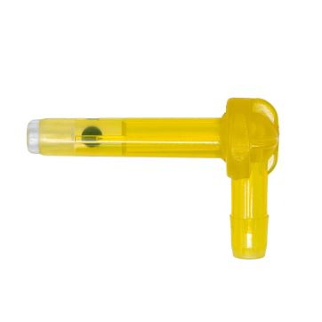 Leader Clear Check Valve Spouts - 5/16" - Yellow