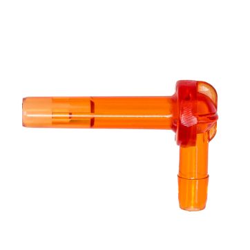 Leader Clear disposable spout - 5/16" - Red