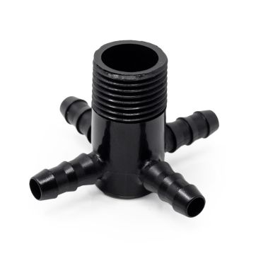 4-way star 5/16" x 1/2" NPT