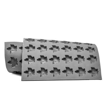 Candy mold - Maple Leaf 72 cavity - 1 oz 