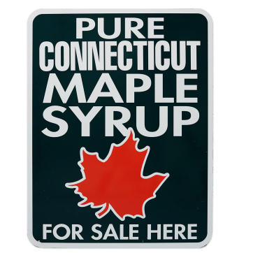 Metal Pure Maple Syrup sign (CT) - 18" X 24"