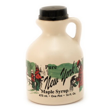 3-Color (NY) Sugar Hill plastic jug with cap - Pint / 473ml