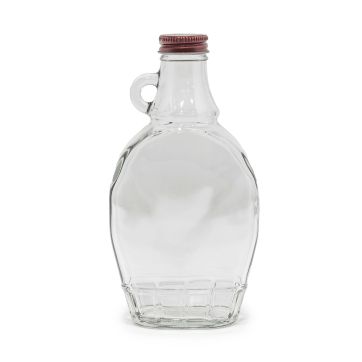 Handle 8oz Glass with Black Cap