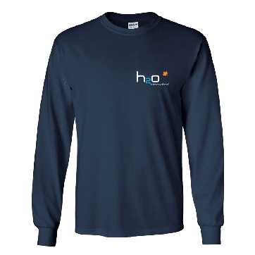H2O Innovation Long Sleeve T-Shirt (Navy) - 4X-Large