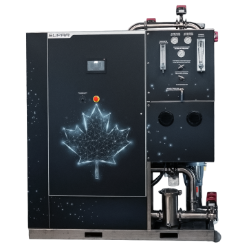Supra 2000 Core Unit with Automatic RO, featuring remote control, integrated touchscreen, simplified cycle management and customizable operating settings