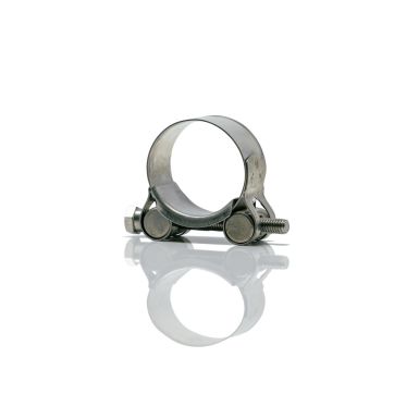 Stainless Steel heavy duty clamp - 3/4" (20mm to 22mm)
