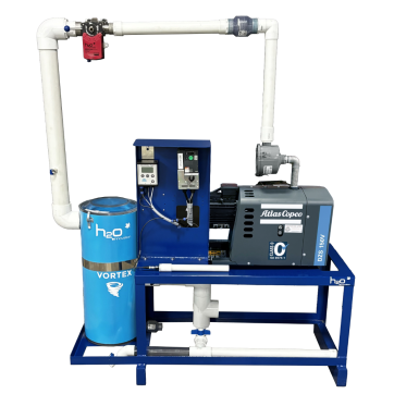 Vacuum Pump Assembly Atlas Copco DZS 3hp with VFD. Antifreeze