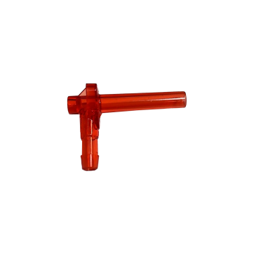 709 Series spout - 19/64" - Clear Red (Thin Wall)