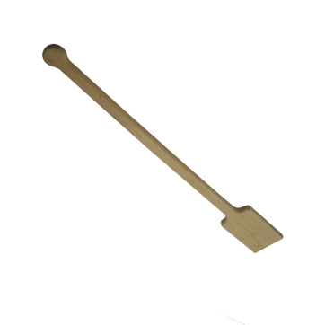 Wooden paddle for syrup tank