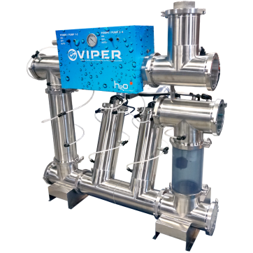 VIPER stainless steel extractor - 3 pumps 1/2 HP