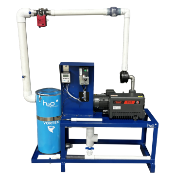 Vacuum Pump Assembly KWIK 2hp with VFD. Antifreeze