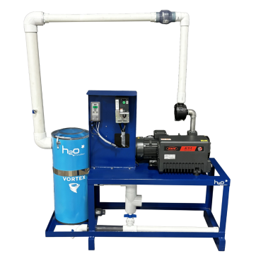 Vacuum Pump Assembly KWIK 3hp with VFD. Thermostat
