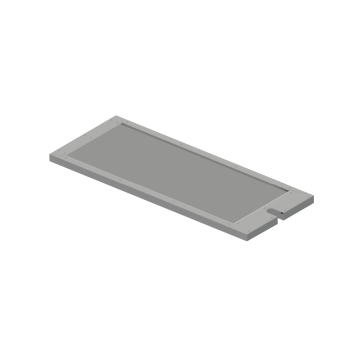Plexiglass cover only for pan washer - 72" X 48"