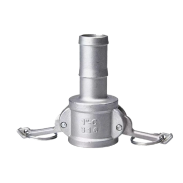 SS Camlock Quick adapters - male insertion X female coupling - 2"
