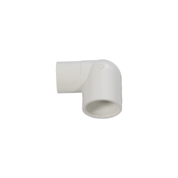 White PVC SCH40 90° degrees elbow (glued male X female) - 1-1/4"
