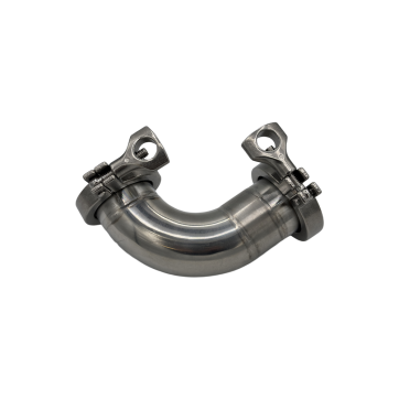 Pan transfer 2" tri-clamp (from flue pan to flat pan), clamps and o-rings included