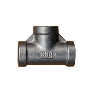 Stainless steel tee 1/4" FPT