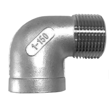 Stainless steel 90° elbow (MPT X FPT) - 1-1/2"
