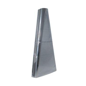 Stainless steel base stack Leader King style for 24" wide evaporator, 7" diameter outlet, 6' height