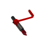 Drill bit on handle for Pruno mainline punch - 31/64"