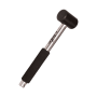 Aluminum hammer. 2-faced rubber head 