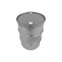 Stainless steel drum Barinox 34 Gal. (40 US Gal.). 2 Bungs