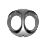 Syrup filter holder s/s 15" (2 holes - 12 gal.)