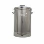 Round draw-off tank s/s 21" x 26" 25 gal. US
