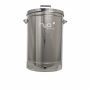 Round draw-off tank s/s 21" x 30" 35 gal. US