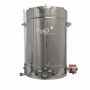 Round 35 US Gal. water-jacketed bottler - 23''D x 35''H (2 heating elements)