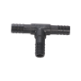 Grey PVC T (insert X insert X insert) - 1"