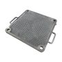 Thin waffle plate for 20" filter press